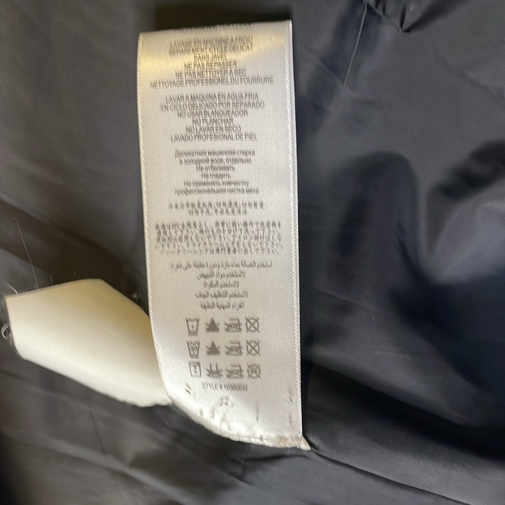 BCBGMaxazria Beautiful Black Puffer Knee Length Coat Removable Fur -XS- #0044 - Picture 14 of 16